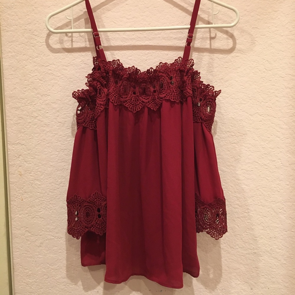 Off the shoulder blouse